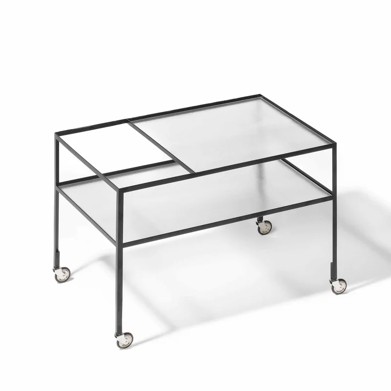Hirche Bar Trolley Black