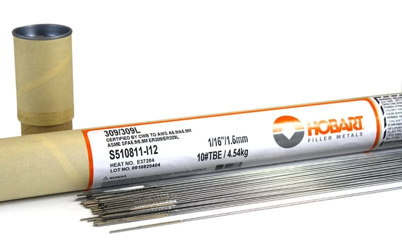 Hobart ER309L Stainless Steel TIG Wire - 10# Tube