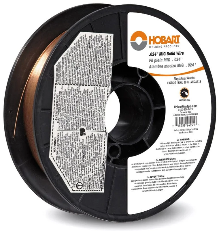 Hobart ER70S-6 MIG Welding Wire - 10# Spool