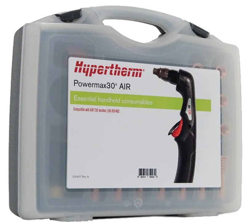 Hypertherm Powermax30 AIR Essential Handheld 30 A Cutting Consumable Kit 851462
