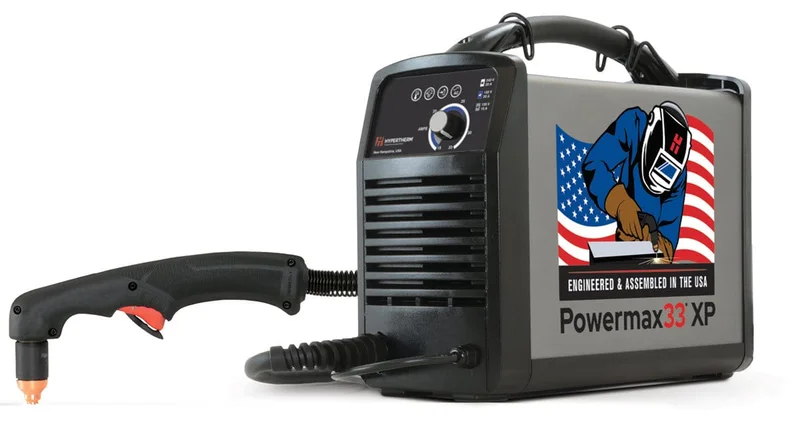 Hypertherm Powermax33 XP Plasma Cutter w/75 Degree Handheld Torch 088592