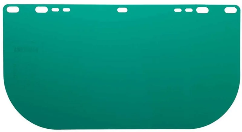 Jackson 8154 Dark Green Polycarbonate Face Shield 29100