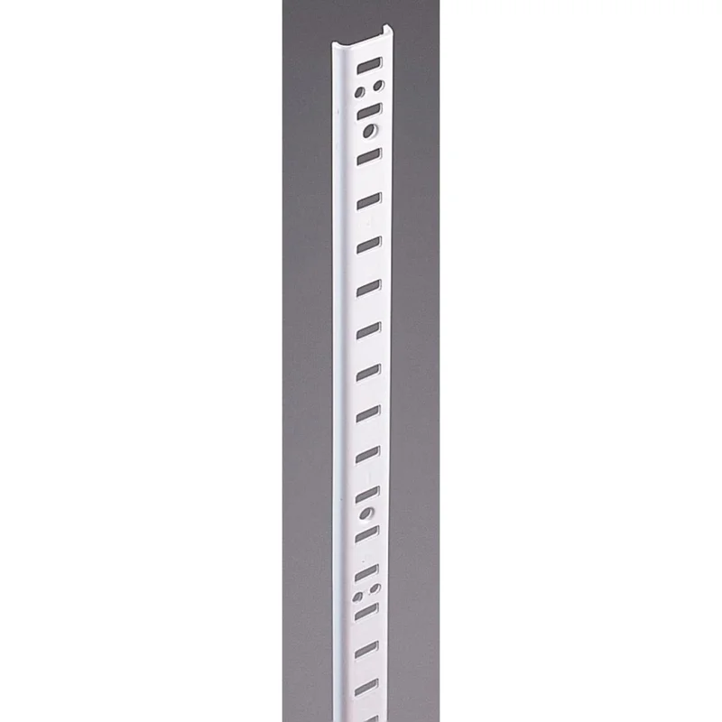 Knape & Vogt 255 Series 48 In. Zinc-Plated Steel Mortise-Mount Pilaster Shelf Standard