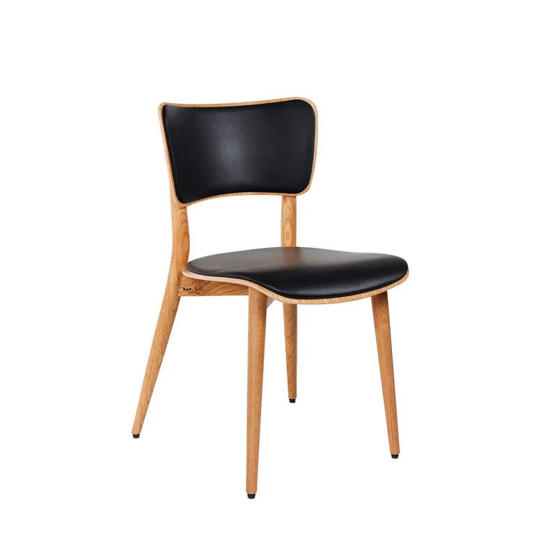 Kreuzzargenstuhl Upholstered Spruce Natural