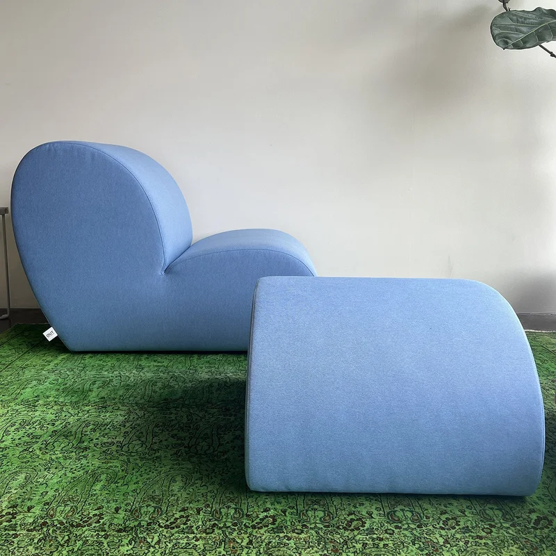 Levi Seating Pouf - SALE Blue