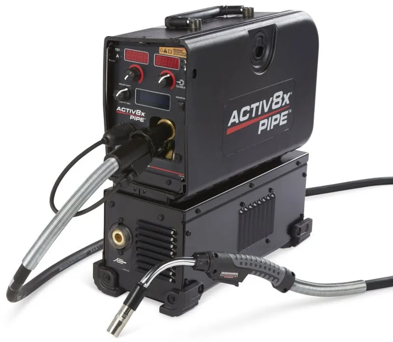 Lincoln Activ8X Pipe Wire Feeder & Magnum PRO Curve HDE 250 One Pak