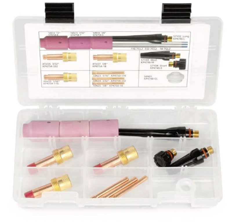 Lincoln Caliber 17/18/26 Series TIG Torch Spare Parts Kit KP4760-HD