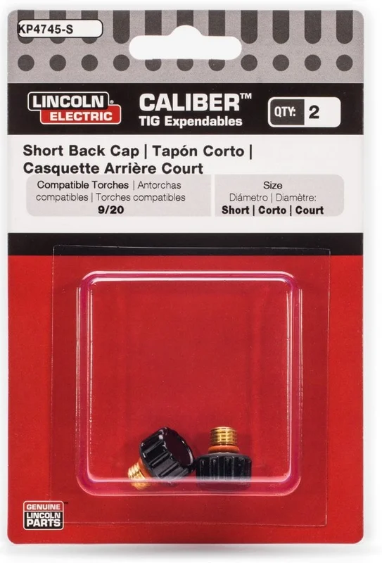 Lincoln Caliber Short TIG Back Cap KP4745-S