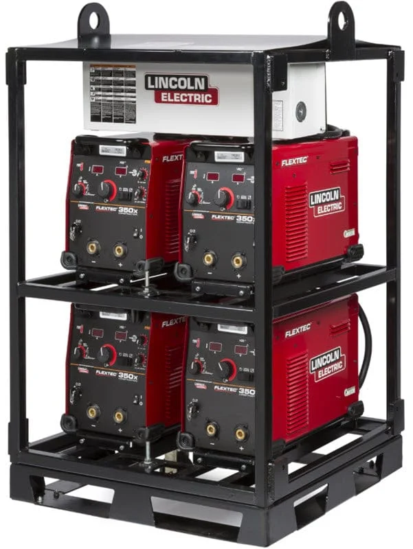 Lincoln Flextec 350X Construction (Tweco) 4-Pack Rack K3402-3