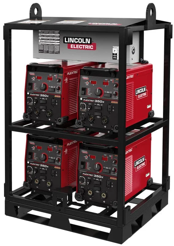 Lincoln Flextec 350X PowerConnect 4-Pack Rack K4726-2