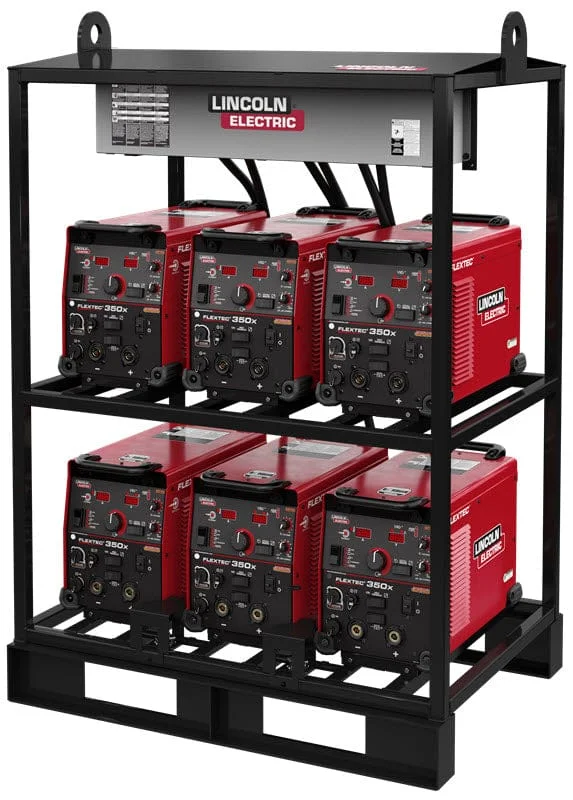 Lincoln Flextec 350X PowerConnect 6-Pack Rack K4727-2