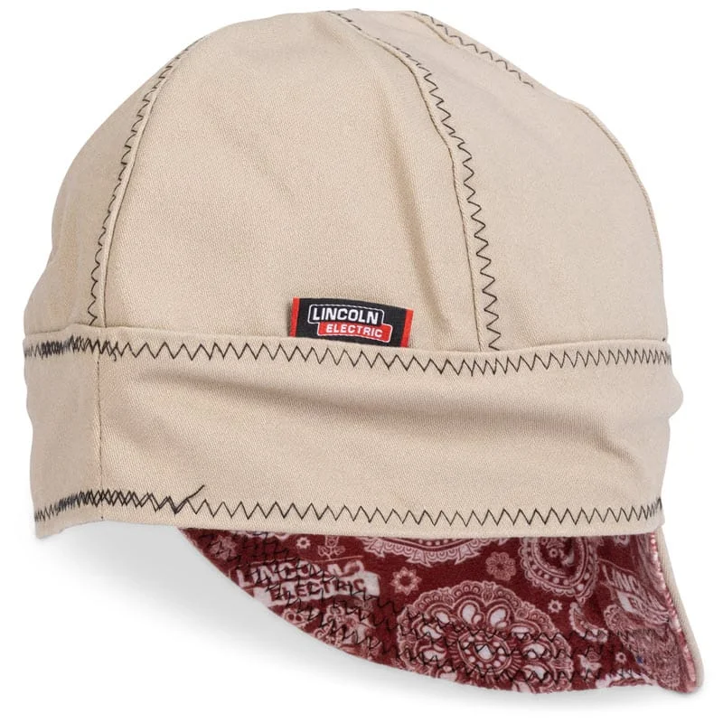 Lincoln Premium FR Welding Cap - Khaki K5465