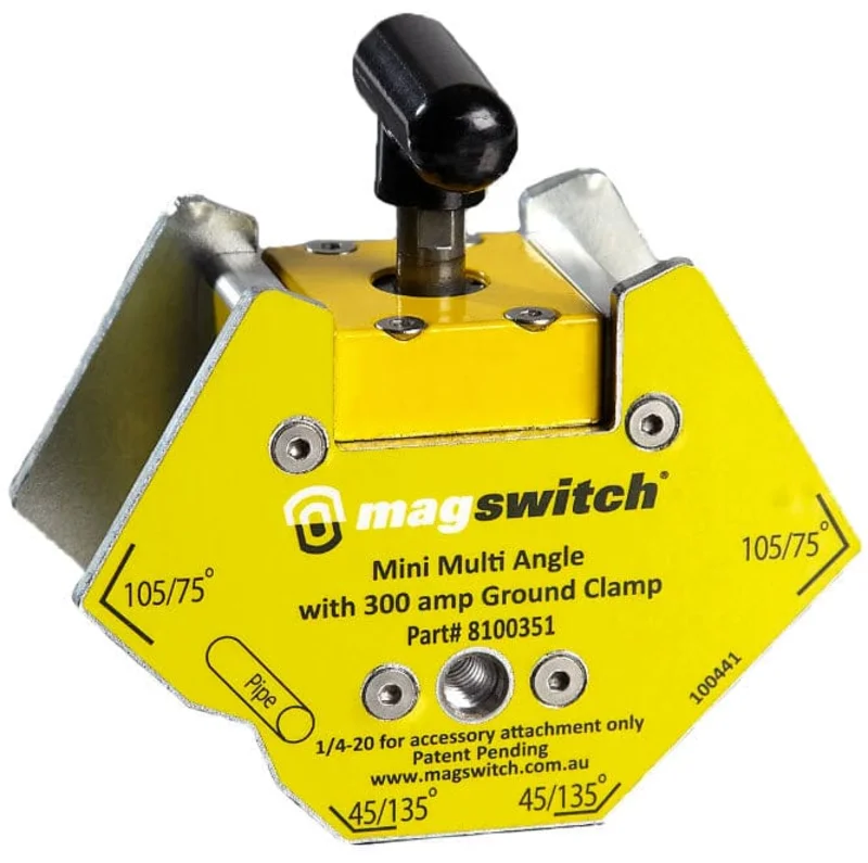 Magswitch Mini Multi-Angle Welding Magnet w/300 Amp Ground 8100351