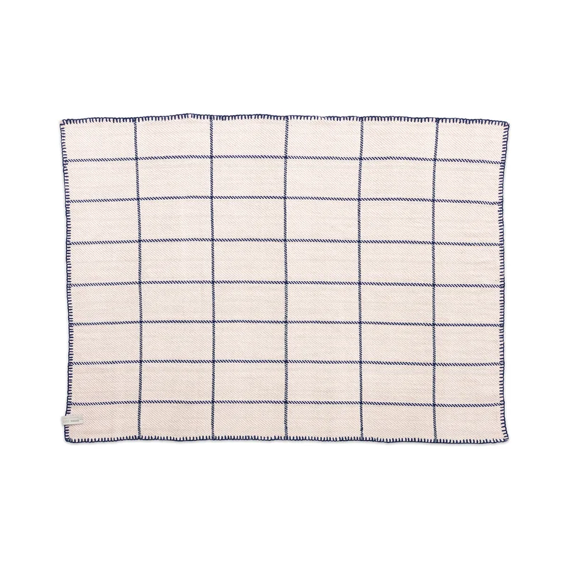 Manta Plaid blue-black-rose
