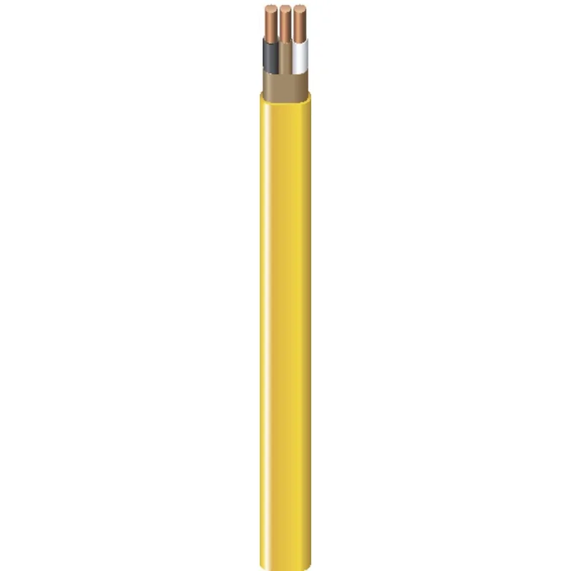 Marmon Home Improvement 1000 ft. 2/2 Non-Metallic Sheathed Cable with Ground Yellow Yellow