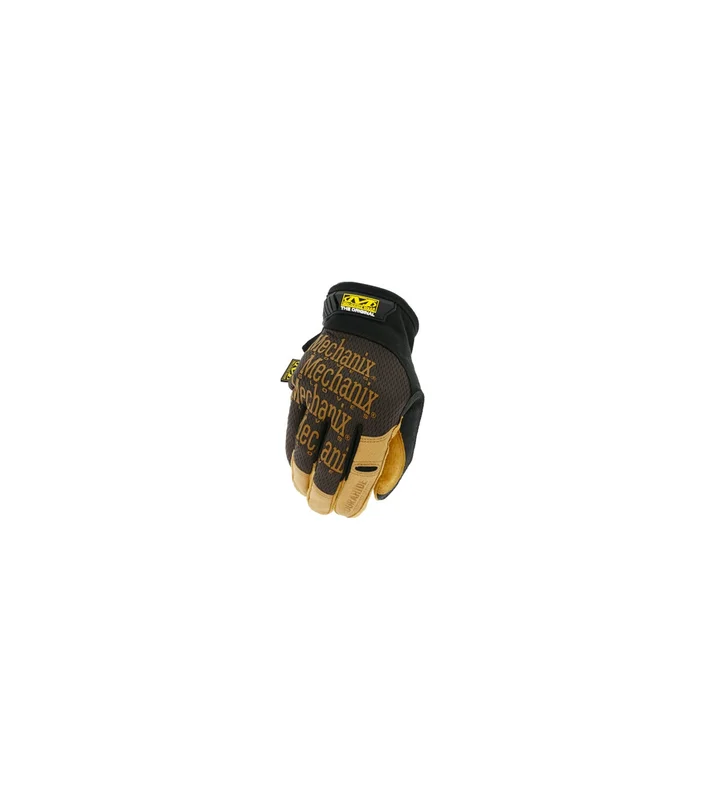 Mechanix Wear Leather Work Gloves Leather Original X-Large, Brown Brown