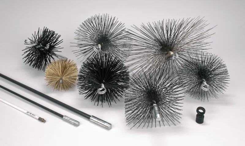 Meeco's Red Devil Chimney Cleaning Brushes