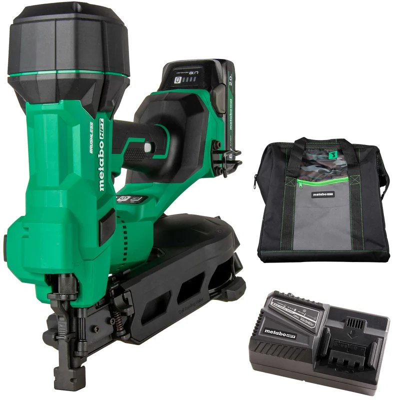 Metabo HPT 18V MultiVolt Brushless Coil Roofing Nailer