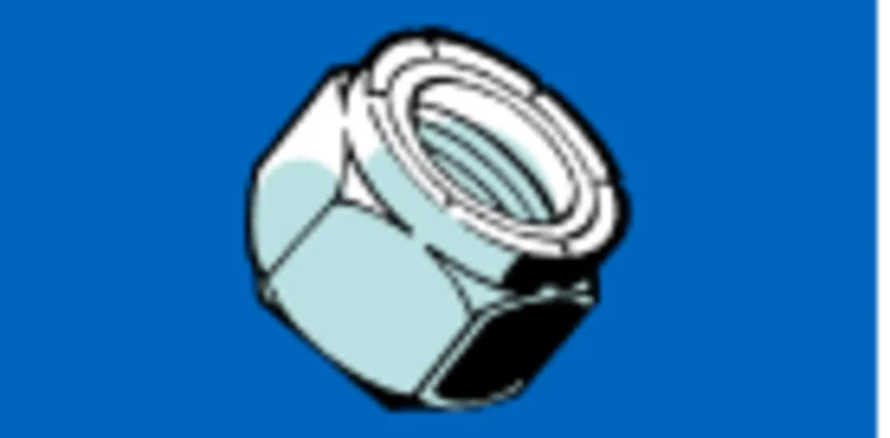 Midwest Fastener Coarse Nylon Insert Lock Nuts 1/2-13"