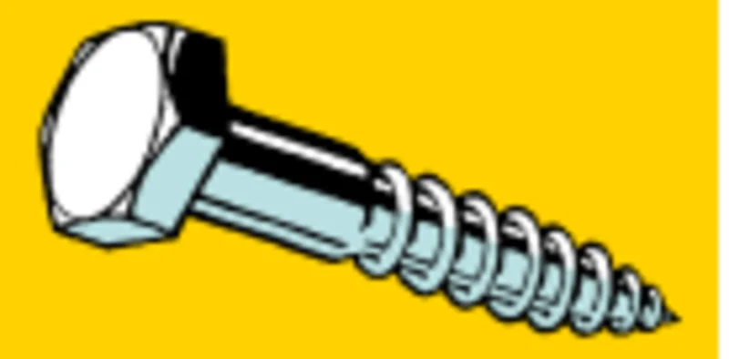 Midwest Fastener Hex Lag Screws 1/4" x 2-1/2"