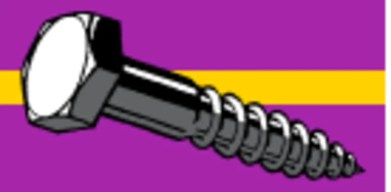 Midwest Fastener Hex Lag Screws 3/8" x 4"