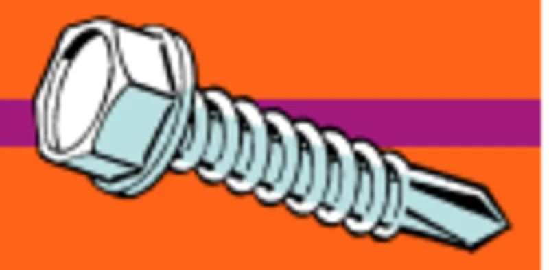 Midwest Fastener Hex Washer Self-Drilling Sheet Metal Screws 10 x 3/4"