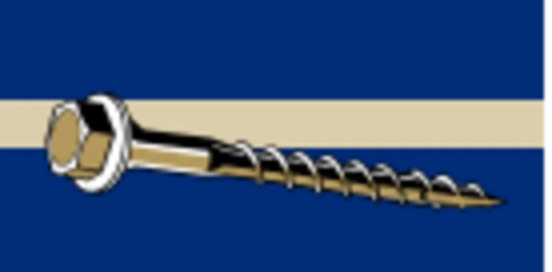 Midwest Fastener Ledger Board Screws 3/8" x 6"