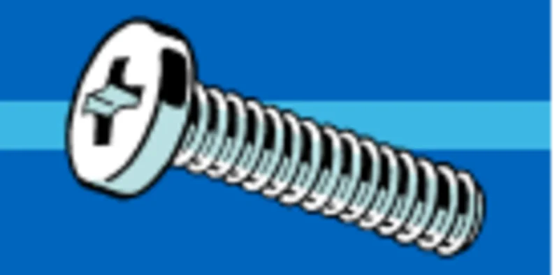 Midwest Fastener Phillips Pan Machine Screws #10-32 x 2"