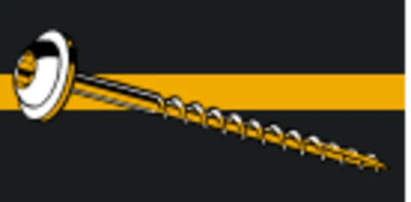 Midwest Fastener SaberDrive Cabinet Screws Yellow Zinc