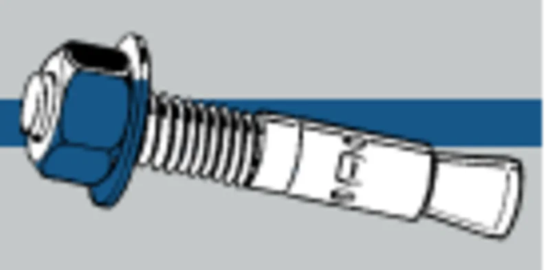 Midwest Fastener TorqueMaster Blue Wedge Anchors 3/8" x 3-3/4"