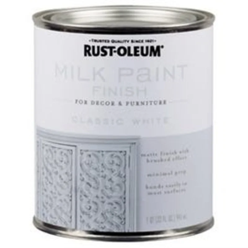 Milk Paint Finish, White, 30-oz.