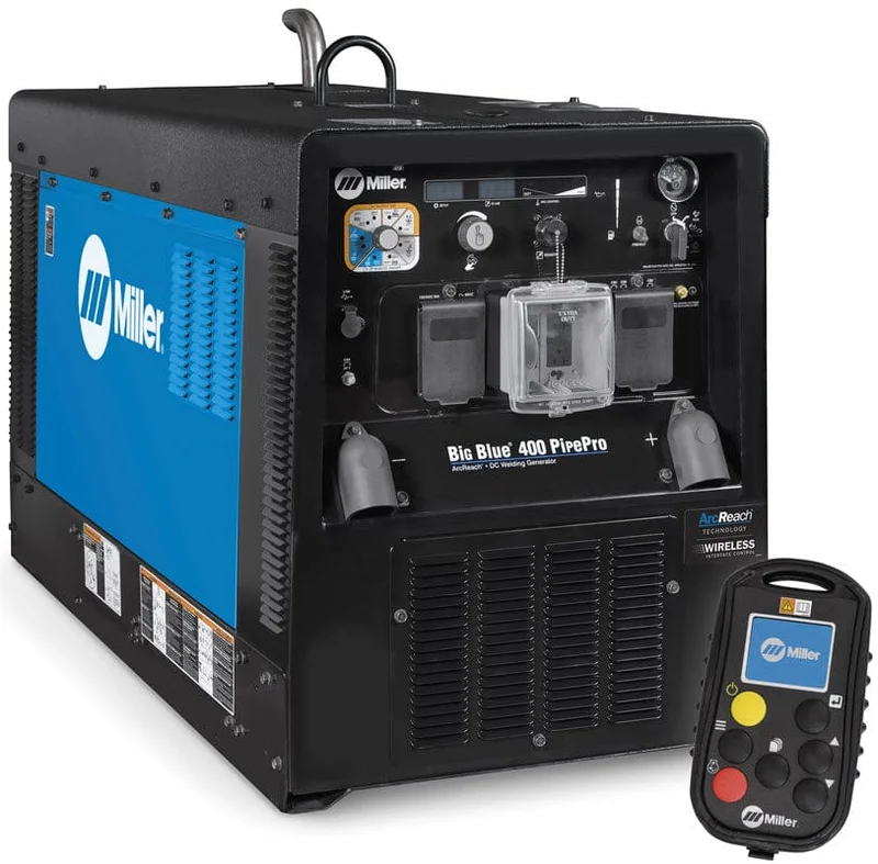 Miller Big Blue 400 Pipe Pro (Mitsubishi) w/Wireless Interface Control
