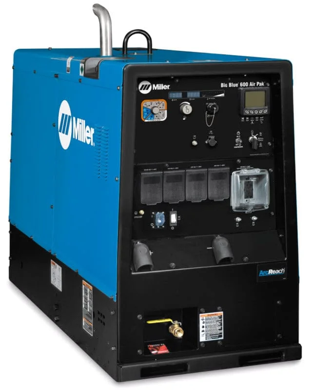 Miller Big Blue 600 Air Pak (Deutz) Diesel Welder w/ArcReach 907750