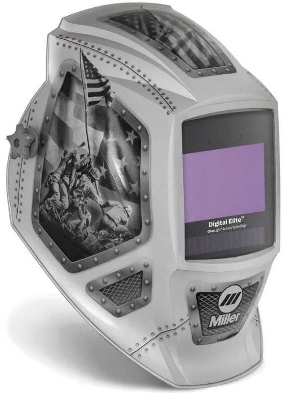 Miller Forged in Freedom Digital Elite ClearLight 4x Welding Helmet 299617