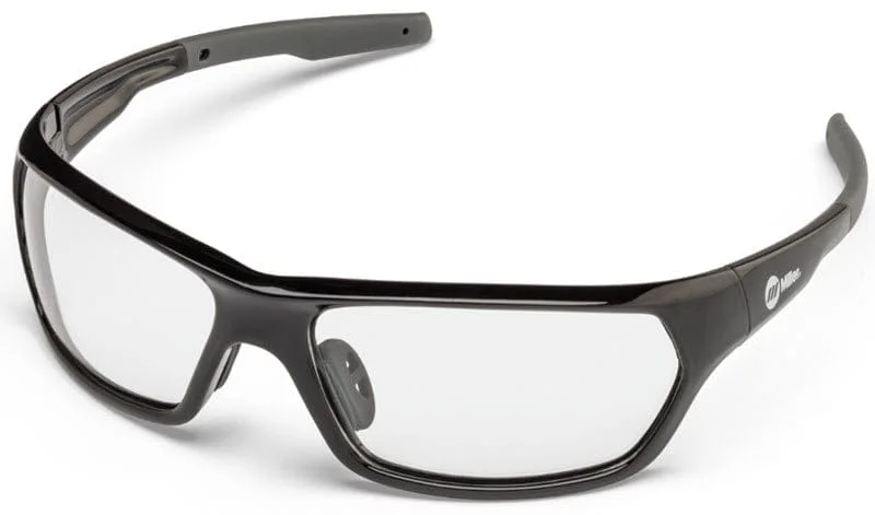 Miller Slag Black Clear Safety Glasses 272201