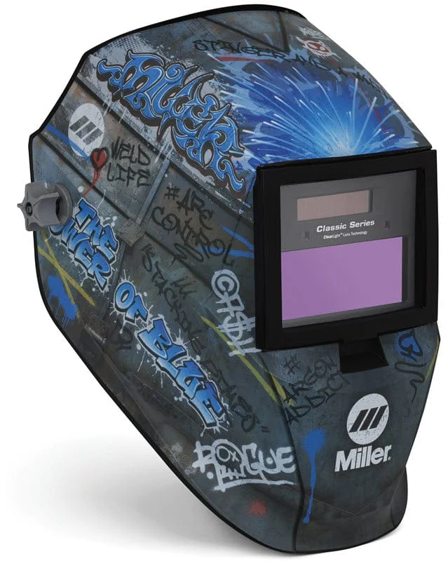 Miller Street Sparks Welding Helmet - Classic ClearLight Lens 299618