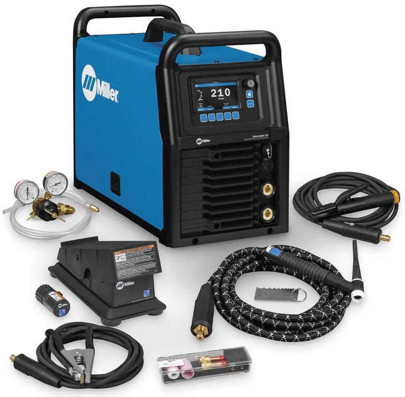 Miller Syncrowave 212 Air-Cooled TIG Welder Package w/Wireless Foot Control 907939