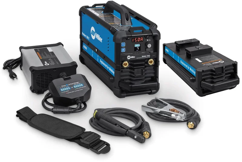 Miller Venture 150 S Battery Welder w/Two 400Wh Batteries and Charger 951000221