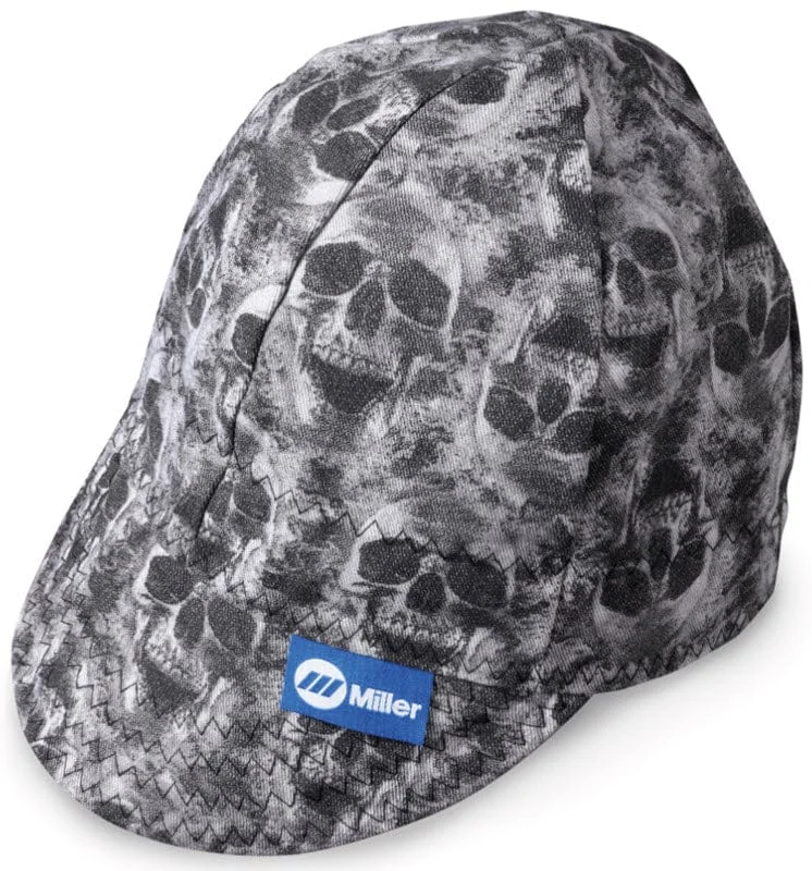 Miller Welding Cap Ghost Skulls 2 Size 7 1/4 - 286978