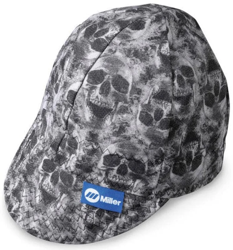 Miller Welding Cap Ghost Skulls 2 Size 7 3/8 - 286979