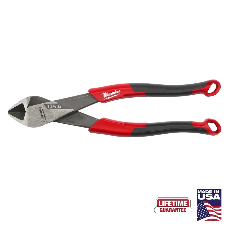 Milwaukee 8" Diagonal Comfort Grip Cutting Pliers (USA)