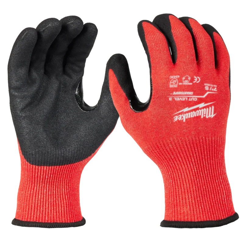 Milwaukee Cut Level 3 Nitrile Dipped Gloves