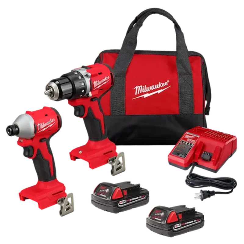 Milwaukee M18 Compact Brushless 2-Tool Combo Kit