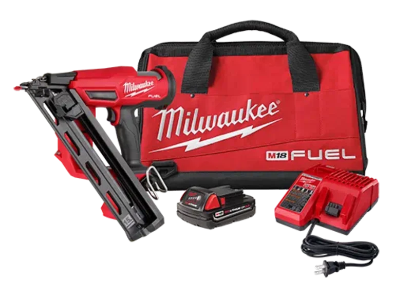 Milwaukee M18 FUEL 15 Gauge Finish Nailer Kit