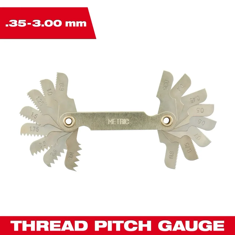 Milwaukee Metric Thread Pitch Gauge