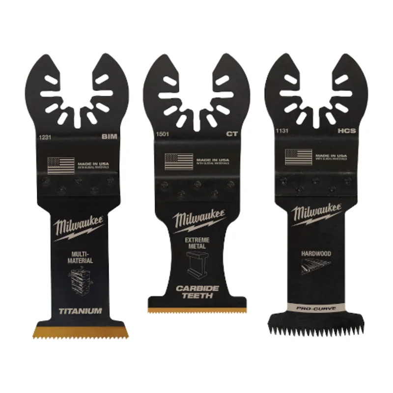 Milwaukee Open-Lok 3pc All Purpose Multi-Tool Blade Variety Pack
