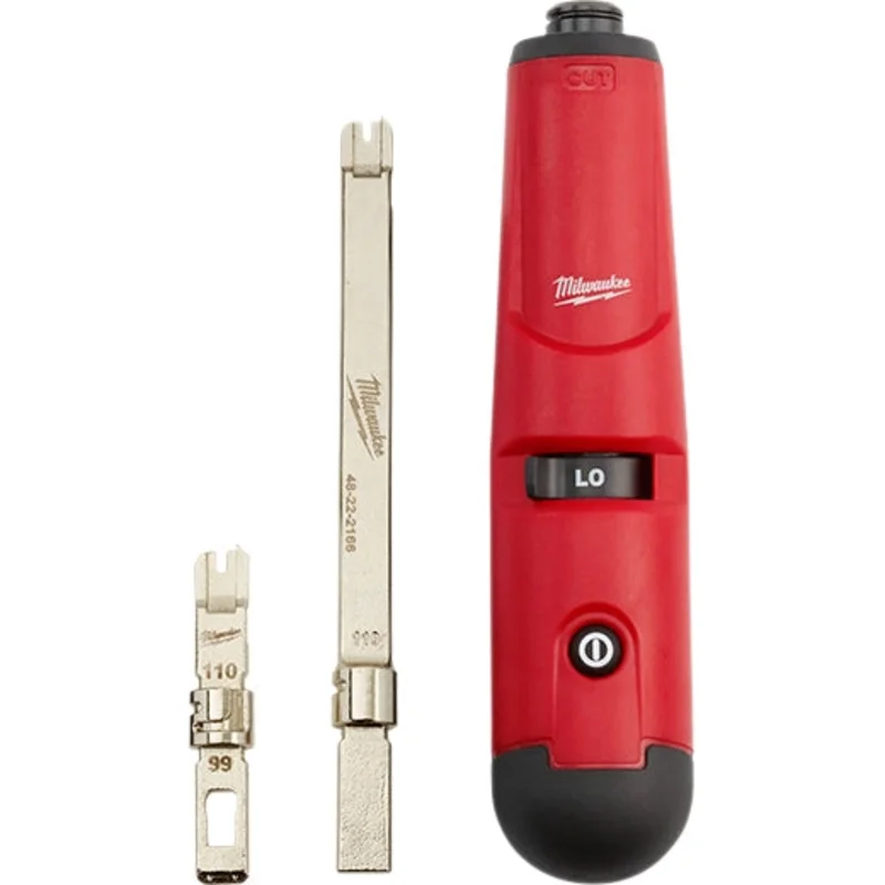 Milwaukee Punchdown Tool with Extended Blade Black, Red / Metal