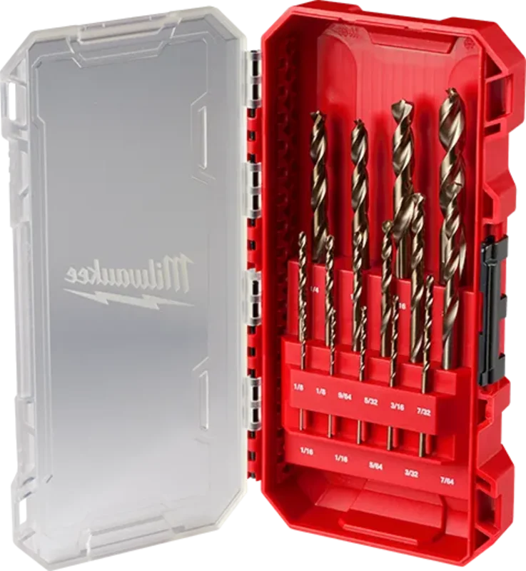 Milwaukee RED HELIX Cobalt Drill Bit Set  15PC