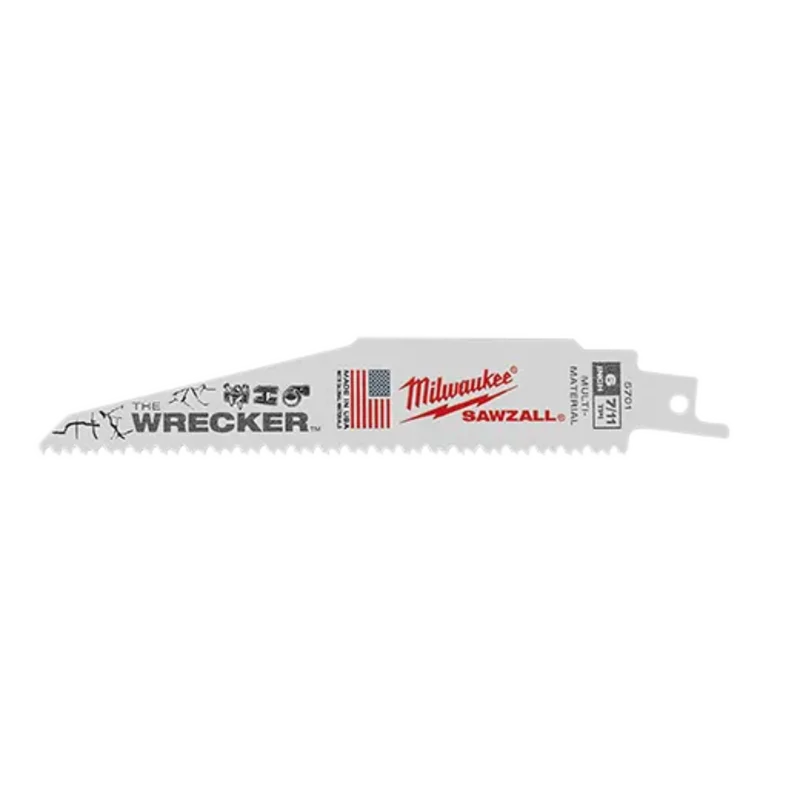 Milwaukee SAWZALL WRECKERTM Multi Material Blades 12 in. 7/11 TPI