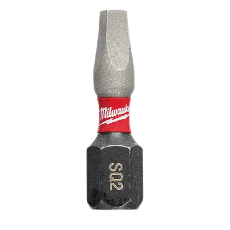 Milwaukee SHOCKWAVE Impact Square Bits 2" #2